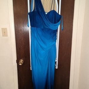 Long Ombre blue gown